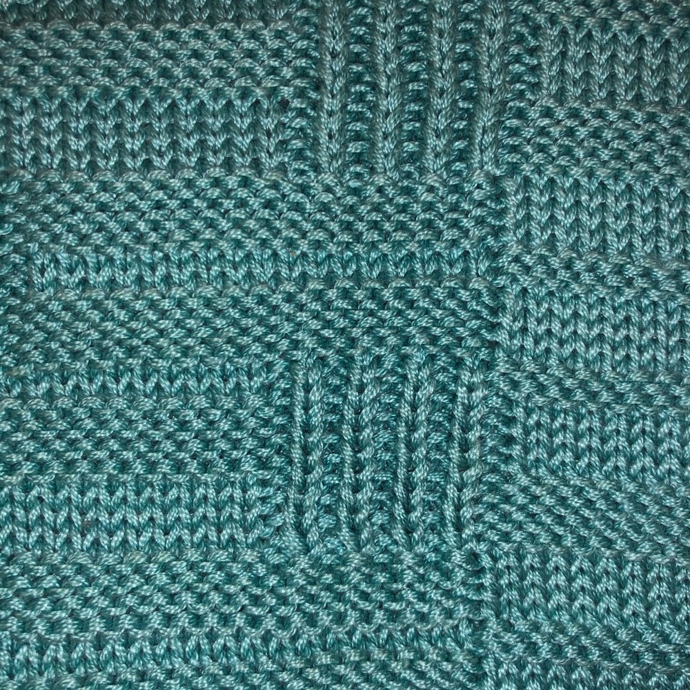 VINTAGE GUCCI CABLE-KNIT SWEATER SEAFOAM